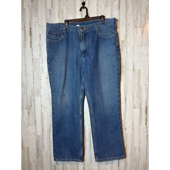 Carhartt Mens Blue Jeans‎ relaxed Fit  40x30 - Picture 1 of 4